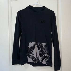 BOYS XL Hawaiian Floral Print Hooded Sweatshirt - NEW WITH TAGS